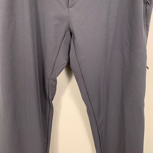 Mack Weldon dark grey athletic men’s joggers with zipper pockets size large - Picture 11 of 13